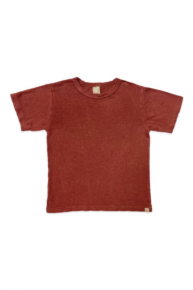 Le T-shirt 360 à manches courtes Ocre Rouge - Couleur Chanvre